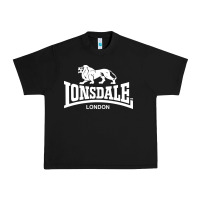 Black lonsdale classic logo lion Urban Heavy Tee - DesignPulse