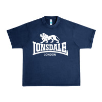Navy lonsdale classic logo lion Urban Heavy Tee - DesignPulse