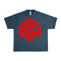 Midnight Navy GAN CUBE TIME Urban Heavy Tee - DesignPulse