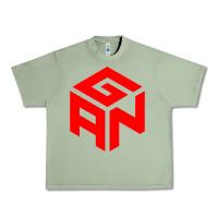 Oil Green GAN CUBE TIME Urban Heavy Tee - DesignPulse