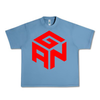 Pebble Blue GAN CUBE TIME Urban Heavy Tee - DesignPulse