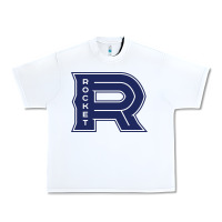 White laval rocket Urban Heavy Tee - DesignPulse