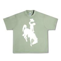 Oil Green wyoming cowboys Urban Heavy Tee - DesignPulse