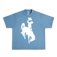 Pebble Blue wyoming cowboys Urban Heavy Tee - DesignPulse