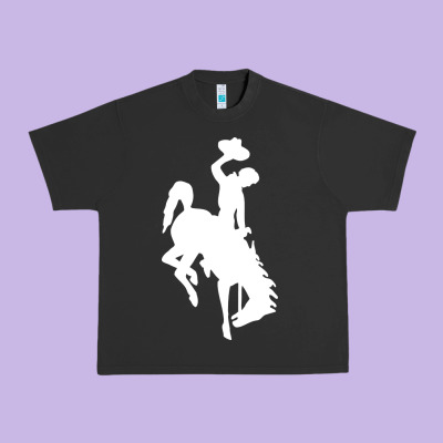 Wyoming Cowboys Urban Heavy Tee Designed By Designpulse