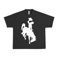 Pigment Black wyoming cowboys Urban Heavy Tee - DesignPulse