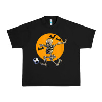 Black skeleton soccer player funny halloween blood moon Urban Heavy Tee - DesignPulse