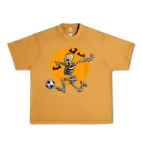 Peanut Butter skeleton soccer player funny halloween blood moon Urban Heavy Tee - DesignPulse