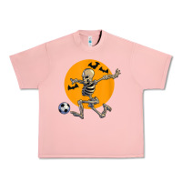 Salmon skeleton soccer player funny halloween blood moon Urban Heavy Tee - DesignPulse