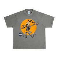 Tornado skeleton soccer player funny halloween blood moon Urban Heavy Tee - DesignPulse