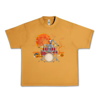 Peanut Butter Skeleton Drummer Halloween Costume Playing Drums Mens Boys Urban Heavy Tee - DesignPulse