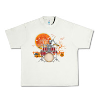 Pistachio Skeleton Drummer Halloween Costume Playing Drums Mens Boys Urban Heavy Tee - DesignPulse