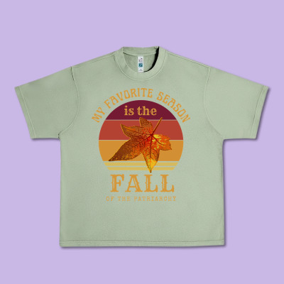 Feminist My Favorite Season Is Fall Patriarchy Retro Vintage Long Slee Urban Heavy Tee Designed By Designpulse