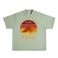 Oil Green feminist my favorite season is fall patriarchy retro vintage long slee Urban Heavy Tee - DesignPulse