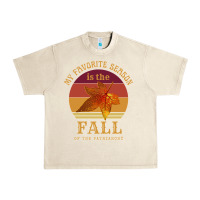 Sandshell feminist my favorite season is fall patriarchy retro vintage long slee Urban Heavy Tee - DesignPulse