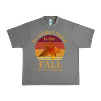 Tornado feminist my favorite season is fall patriarchy retro vintage long slee Urban Heavy Tee - DesignPulse