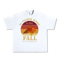 White feminist my favorite season is fall patriarchy retro vintage long slee Urban Heavy Tee - DesignPulse