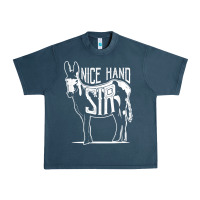 Midnight Navy Nice Hand Sir Donkey Poker Funny Gambling Design For Fans Urban Heavy Tee - DesignPulse