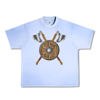 Grape Ice renaissance fair faire festival medieval theme axe shield Urban Heavy Tee - DesignPulse