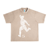 French Oak soccer player ball Urban Heavy Tee - DesignPulse