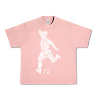 Salmon soccer player ball Urban Heavy Tee - DesignPulse
