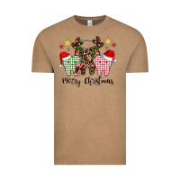 Vintage Coffee merry christmas tooth Vintage Tee - CowhideDigitalArt