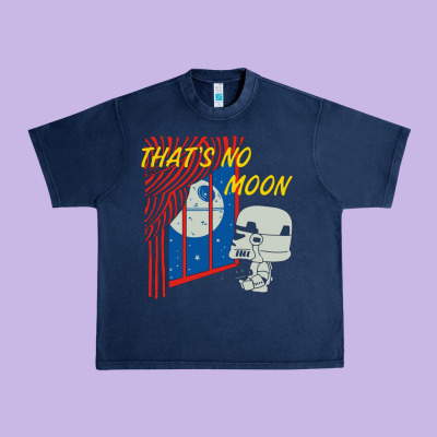 That's No Moon Urban Heavy Tee Designed By Designpulse