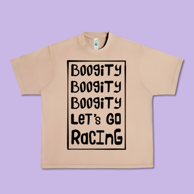 Boogity Lets Go Racing Urban Heavy Tee Designed By Designpulse
