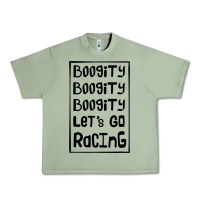 Oil Green boogity lets go racing Urban Heavy Tee - DesignPulse
