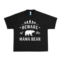 Beware Mama Bear Mom Protect Strong Mother Graphic Clip Art T Shirt Urban Heavy Tee | Teevron
