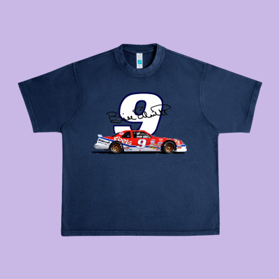 Bill Elliott 1988 Winston Cup 9 Stock Car  Classic Urban Heavy Tee Designed By Designpulse