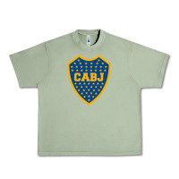 Oil Green Boca Juniors Urban Heavy Tee - DesignPulse