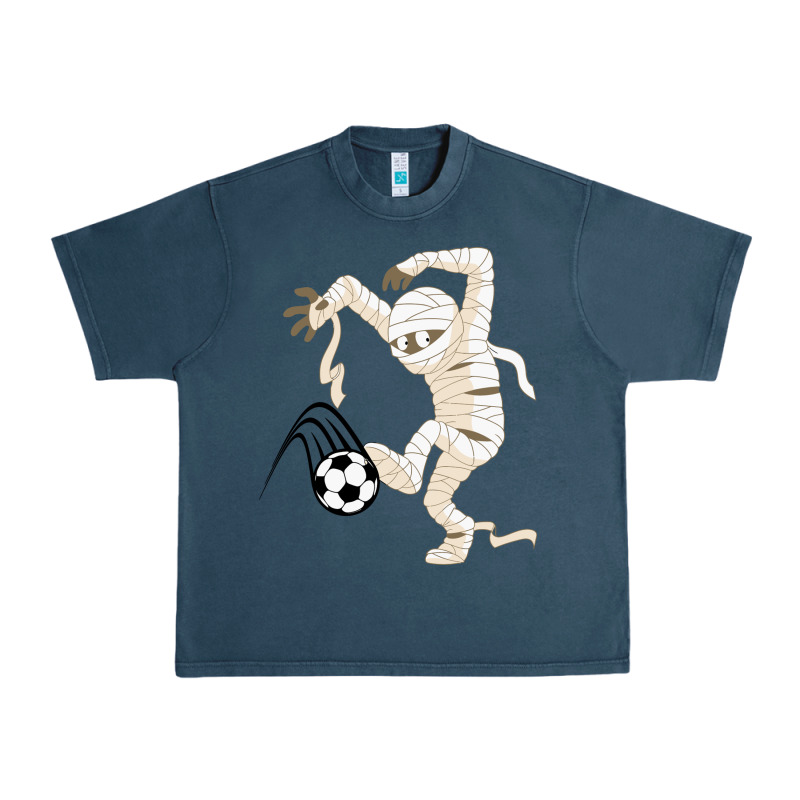 Funny Halloween Soccer Ball Urban Heavy Tee by DesignPulse | Teevron