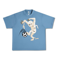 Pebble Blue funny halloween soccer ball Urban Heavy Tee - DesignPulse