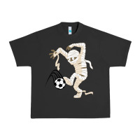 Pigment Black funny halloween soccer ball Urban Heavy Tee - DesignPulse