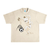 Sandshell funny halloween soccer ball Urban Heavy Tee - DesignPulse