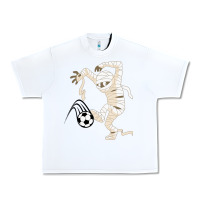 White funny halloween soccer ball Urban Heavy Tee - DesignPulse