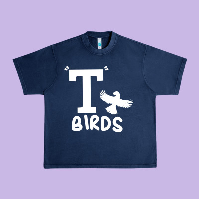 T Birds Greaser Thunderbirds 1970s T Birds Pullover Hoodie Urban Heavy Tee Designed By Designpulse