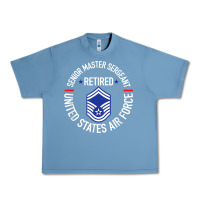 Pebble Blue senior master sergeant retired air force retirement gifts t shirt Urban Heavy Tee - DesignPulse