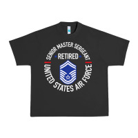 Pigment Black senior master sergeant retired air force retirement gifts t shirt Urban Heavy Tee - DesignPulse