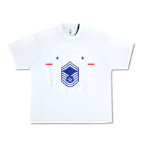 White senior master sergeant retired air force retirement gifts t shirt Urban Heavy Tee - DesignPulse