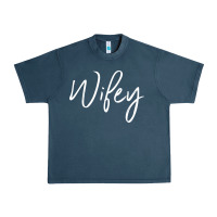 Midnight Navy wifey sweat(b) Urban Heavy Tee - DesignPulse