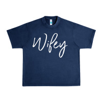 Navy wifey sweat(b) Urban Heavy Tee - DesignPulse
