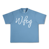 Pebble Blue wifey sweat(b) Urban Heavy Tee - DesignPulse