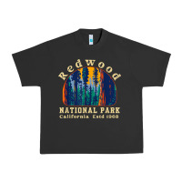 Pigment Black redwood national park california retro vintage cam Urban Heavy Tee - DesignPulse
