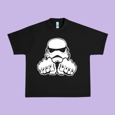 Dark Side Knuckle Starwars Stormtrooper 2 Urban Heavy Tee Designed By Designpulse