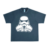 Midnight Navy dark side knuckle starwars stormtrooper 2 Urban Heavy Tee - DesignPulse