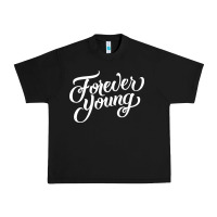 Black forever young Urban Heavy Tee - DesignPulse