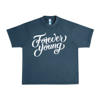 Midnight Navy forever young Urban Heavy Tee - DesignPulse