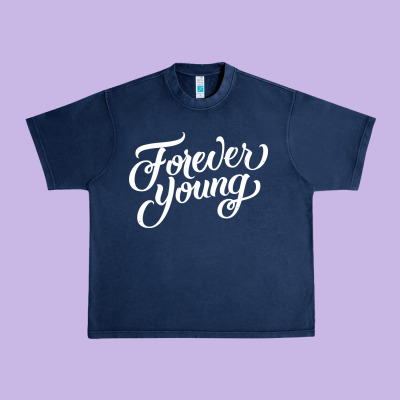 Forever Young Urban Heavy Tee Designed By Designpulse